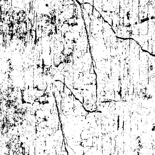 Textura Angustiada Fondo Blanco Negro — Archivo Imágenes Vectoriales