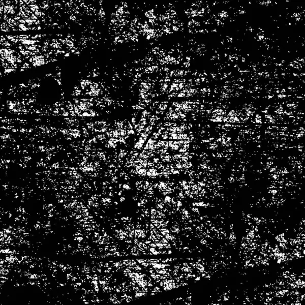 Texture Affligée Fond Noir Blanc — Image vectorielle