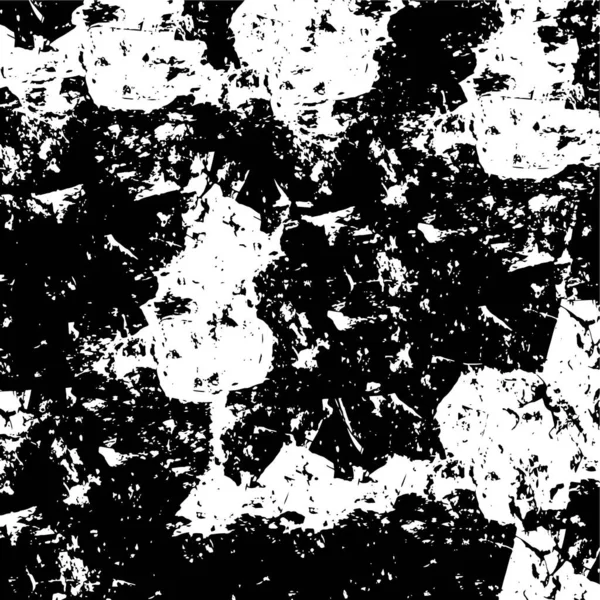 Verontruste Textuur Zwart Witte Achtergrond — Stockvector