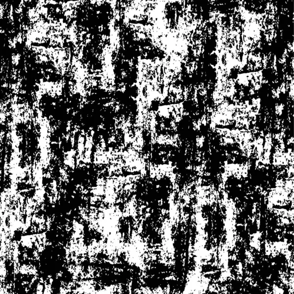 Grunge Czarno Biały Wektor Tekstury Szablon — Wektor stockowy