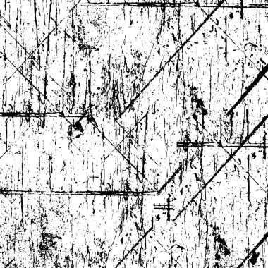 Sert, çizik, sıçramış grunge desenli fırça darbeleri. Dokuları üst üste koy. Siyah-beyaz boyanmış kağıt dokusu. Skeç grunge tasarımı. Poster, kapak, afiş, taklit, çıkartma düzeni için kullan