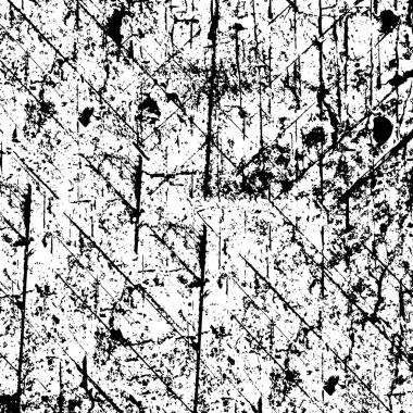 Sert, çizik, sıçramış grunge desenli fırça darbeleri. Dokuları üst üste koy. Siyah-beyaz boyanmış kağıt dokusu. Skeç grunge tasarımı. Poster, kapak, afiş, taklit, çıkartma düzeni için kullan