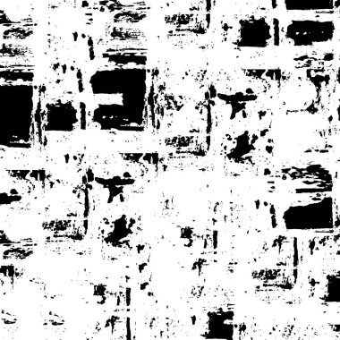 Sert, çizik, sıçramış grunge desenli fırça darbeleri. Dokuları üst üste koy. Siyah-beyaz boyanmış kağıt dokusu. Skeç grunge tasarımı. Poster, kapak, afiş, taklit, çıkartma düzeni için kullan