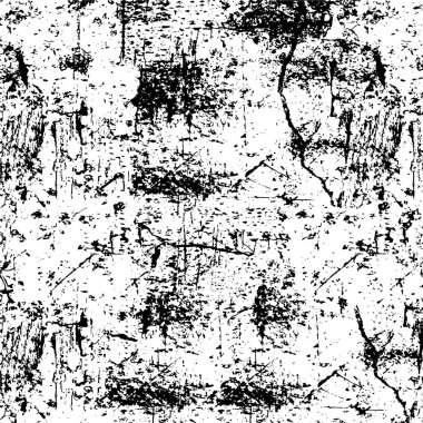 Siyah beyaz arka plan. sıkıntı illüstrasyonu.