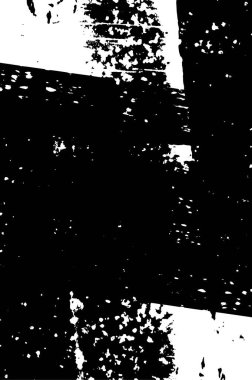 Sert, çizik, sıçramış grunge desenli fırça darbeleri. Dokuları üst üste koy. Siyah-beyaz boyanmış kağıt dokusu. Skeç grunge tasarımı. Poster, kapak, afiş, taklit, çıkartma düzeni için kullan