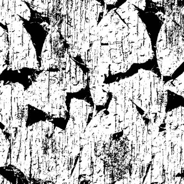 Sert, çizik, sıçramış grunge desenli fırça darbeleri. Dokuları üst üste koy. Siyah-beyaz boyanmış kağıt dokusu. Skeç grunge tasarımı. Poster, kapak, afiş, taklit, çıkartma düzeni için kullan