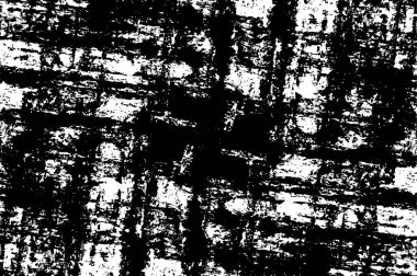 Sert, çizik, sıçramış grunge desenli fırça darbeleri. Dokuları üst üste koy. Siyah-beyaz boyanmış kağıt dokusu. Skeç grunge tasarımı. Poster, kapak, afiş, taklit, çıkartma düzeni için kullan