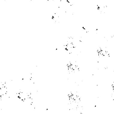 Vektör grunge dokusu. Siyah beyaz arka plan. Soyut monokrom resim koyu tonlarda solmuş bir efekt içerir