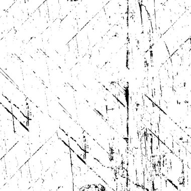 Vektör grunge dokusu. Siyah beyaz arka plan. Soyut monokrom resim koyu tonlarda solmuş bir efekt içerir