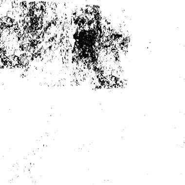 Vektör grunge dokusu. Siyah beyaz arka plan. Soyut monokrom resim koyu tonlarda solmuş bir efekt içerir