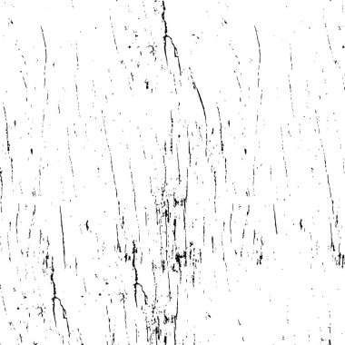 Vektör grunge dokusu. Siyah beyaz arka plan. Soyut monokrom resim koyu tonlarda solmuş bir efekt içerir