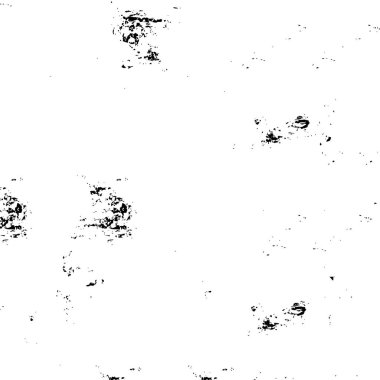 Vektör grunge dokusu. Siyah beyaz arka plan. Soyut monokrom resim koyu tonlarda solmuş bir efekt içerir