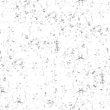 Vektör grunge dokusu. Siyah beyaz arka plan. Soyut monokrom resim koyu tonlarda solmuş bir efekt içerir