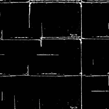 Vektör grunge dokusu. Siyah beyaz arka plan. Soyut monokrom resim koyu tonlarda solmuş bir efekt içerir