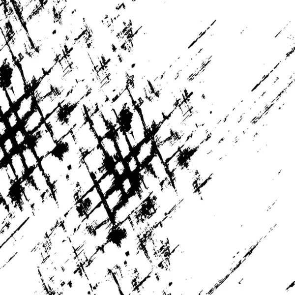 Fondo Grunge Abstracto Textura Monocromática Negro Blanco Texturizado Negro — Archivo Imágenes Vectoriales