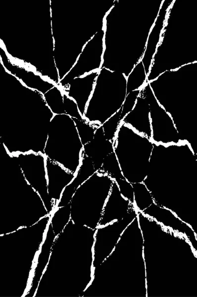 Fond Noir Avec Fissures — Image vectorielle