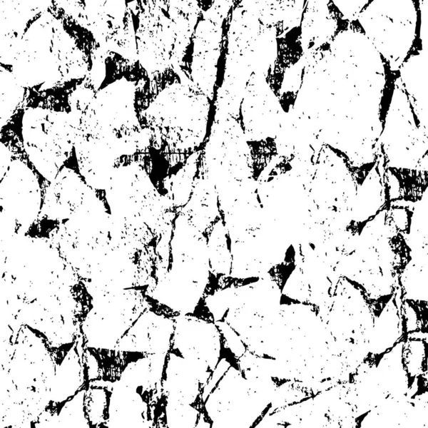 Distressed Overlay Texture Cracked Concrete — Stock Vector