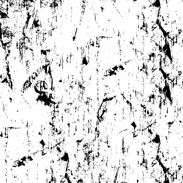 Grunge Schwarz Weiß Texturierte Vektortextur — Stockvektor
