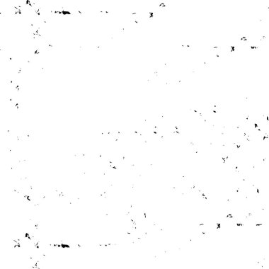 Grunge üst üste biniyor. Soyut siyah-beyaz vektör arkaplanı. Çatlak, leke ve noktalarda kirli desenli tek renkli klasik yüzey. Karanlık korku tarzında eski bir duvar.