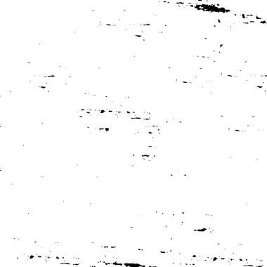 Siyah beyaz renkli, toz ve lekeli, sıkıntılı bir arka plan. Çizikler ve çizikler. Soyut vektör çizimi. ve doku.