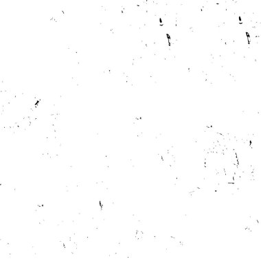 Grunge üst üste biniyor. Soyut siyah-beyaz vektör arkaplanı. Çatlak, leke ve noktalarda kirli desenli tek renkli klasik yüzey. Karanlık korku tarzında eski bir duvar.