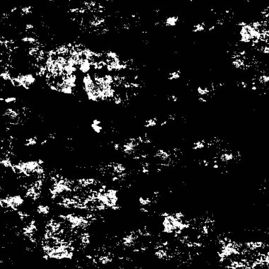 Çatlamış beton, taş ya da asfaltın sıkıntılı örtülü dokusu. Grunge 'un arka planı. soyut yarım ton vektör çizimi