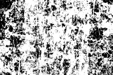 Sert, çizik, sıçramış grunge desenli fırça darbeleri. Dokuları üst üste koy. Siyah-beyaz boyanmış kağıt dokusu. Skeç grunge tasarımı. Poster, kapak, afiş, taklit, çıkartma düzeni için kullan