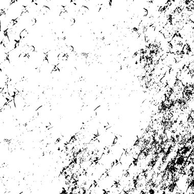 Siyah ve beyaz soyut arkaplan, grunge dokusu. Vektör illüstrasyonu    