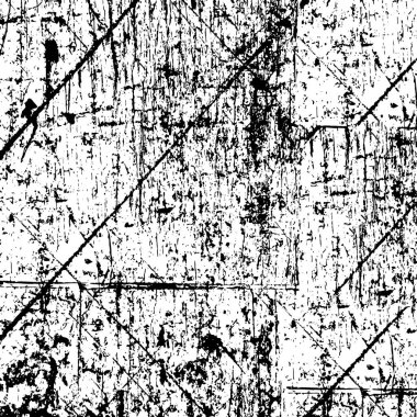Siyah ve beyaz soyut arkaplan, grunge dokusu. Vektör illüstrasyonu    
