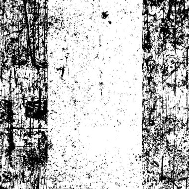 Siyah ve beyaz grunge dokusunun vektör çizimi. soyut arkaplan  