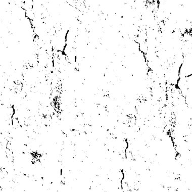 Grunge dokusu. Siyah beyaz iz. bir arka plan. Kirli doku. kaba sanatsal yüzey. yüzey vektör illüstrasyonu.