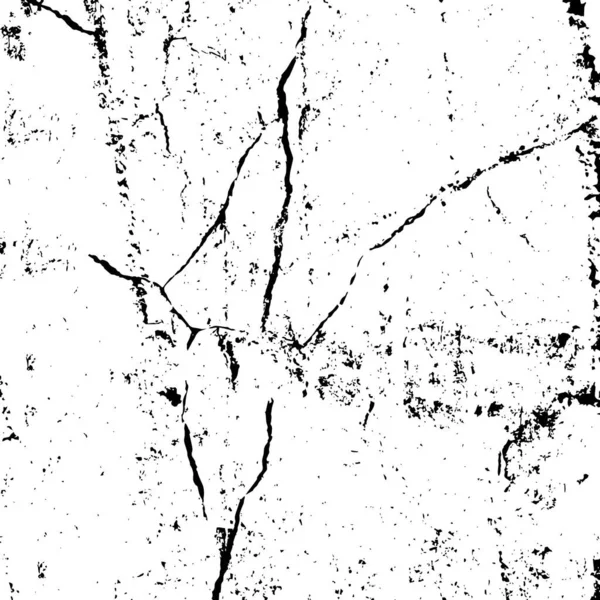 Textura Grunge Abstrata Preto Branco Ilustração Vetorial — Vetor de Stock
