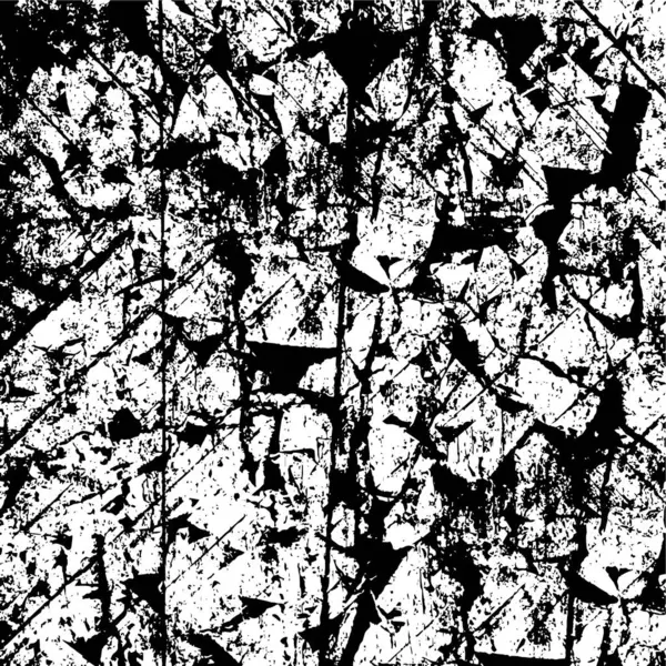 Fekete Fehér Absztrakt Grunge Textúra Vektorillusztráció — Stock Vector