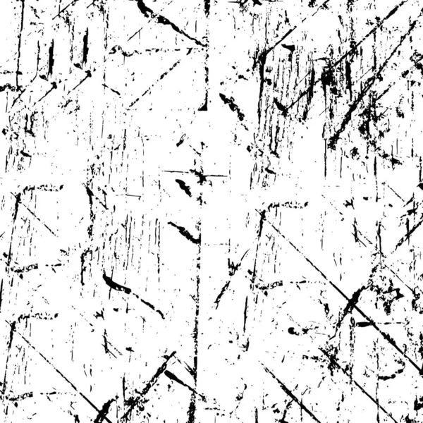 Vektorová Ilustrace Černobílé Grunge Textury Abstraktní Pozadí — Stockový vektor