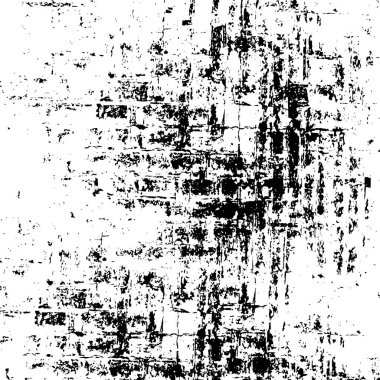 çatlamış metal, taş ya da asfalt tabakası sıkıntısı. Grunge 'un arka planı. soyut yarım ton vektör çizimi