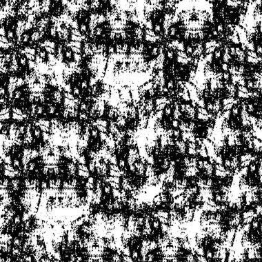 Soyut grunge arkaplanı. Siyah ve beyaz desenli arkaplan