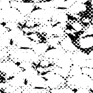  Grunge siyah ve beyaz arka plan. Vektör çizim       