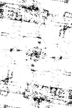  Grunge dokusu, siyah beyaz soyut arkaplan. vektör illüstrasyonu      