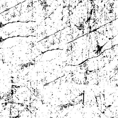  Grunge dokusu, siyah beyaz soyut arkaplan. vektör illüstrasyonu      