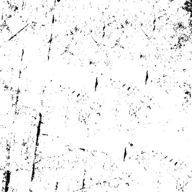  Grunge dokusu, siyah beyaz soyut arkaplan. vektör illüstrasyonu      