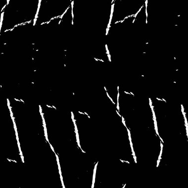 Grunge üst üste biniyor. Soyut siyah-beyaz vektör arkaplanı. Çatlak, leke ve noktalarda kirli desenli tek renkli klasik yüzey. Karanlık korku tarzında eski bir duvar.