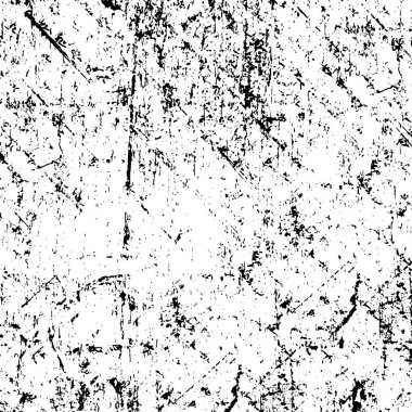 Çatlamış beton, taş ve asfalt tabakasının gergin dokusu. Grunge 'un arka planı. Vektör yarıton vektör çizimi