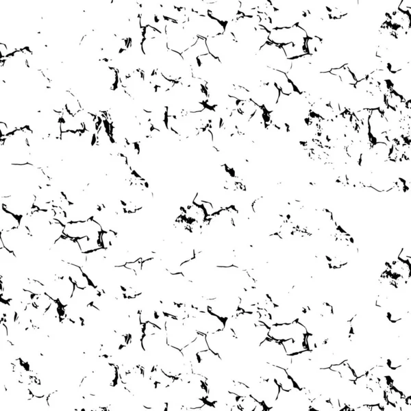 Fond Détresse Texture Noire Texture Avec Blanc Taches Vecteur Abstrait — Image vectorielle