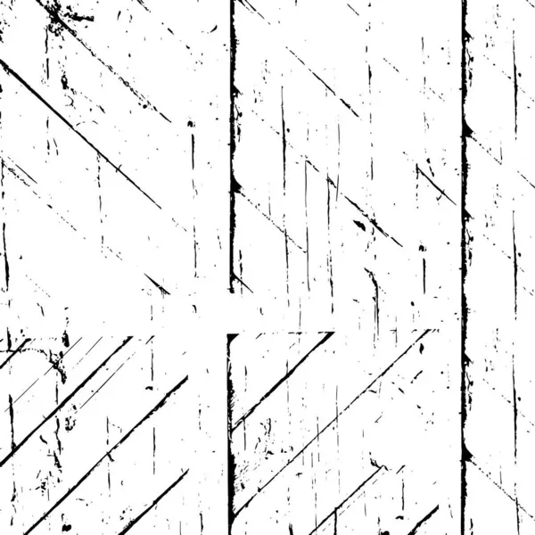 Patrón Gráfico Con Arañazos Fondo Blanco Negro Con Textura — Archivo Imágenes Vectoriales