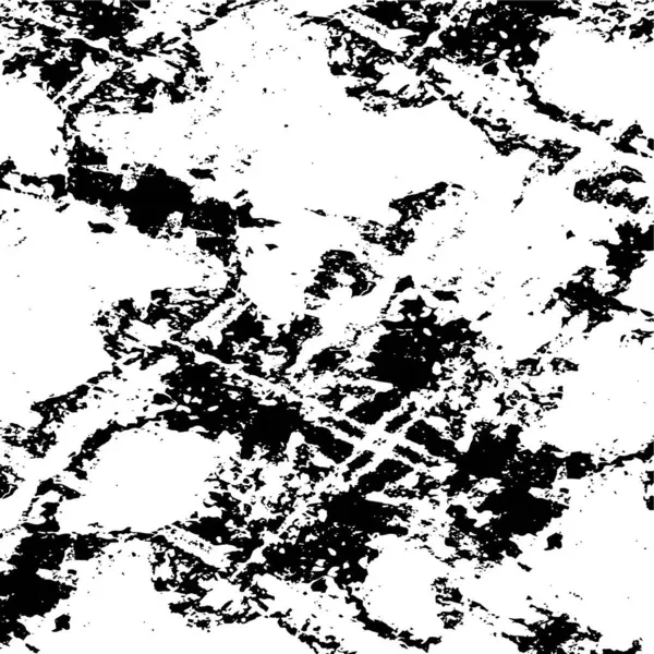 Grunge Textuur Zwart Wit Abstracte Achtergrond Vectorillustratie — Stockvector