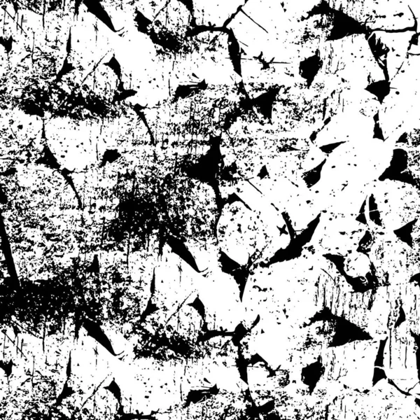 Проблемный Фон Черно Белой Текстурой Точками Пятнами Царапинами Грубыми Абстрактная — стоковый вектор