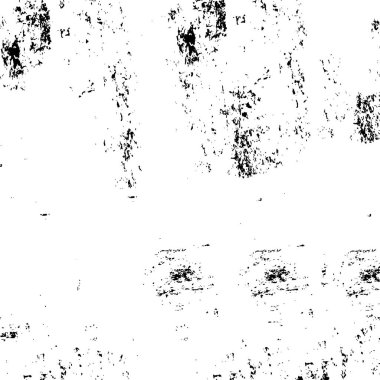 Siyah ve desenli, noktalı, çizikli sıkıntılı bir arkaplan. Çizgiler ve vektör illüstrasyonlu soyut illüstrasyon.