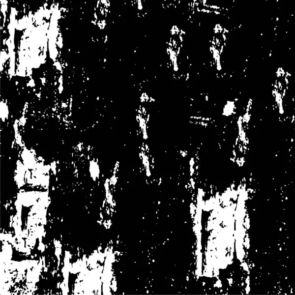 Grunge Textura Vectorial Urbana Blanco Negro Oscuro Polvo Desordenado Superposición — Vector de stock