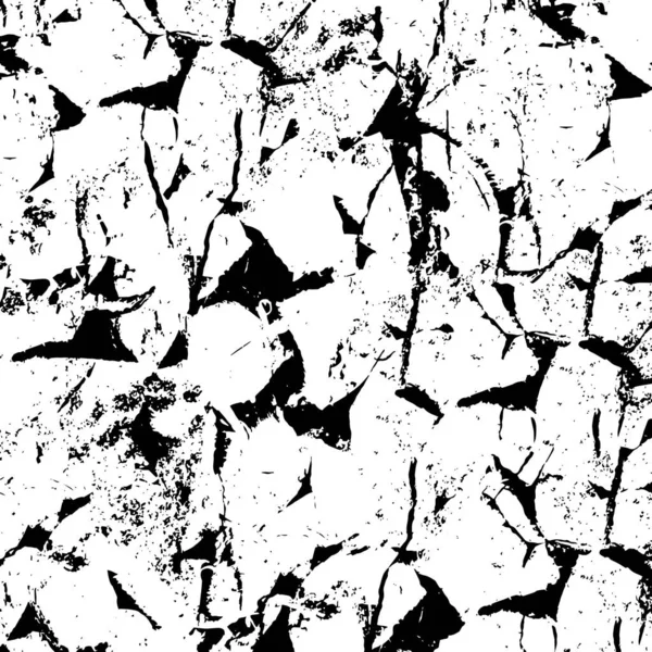 Texture Superposition Affligée Fond Surface Béton Fissuré Fond Asphalte Illustration — Image vectorielle