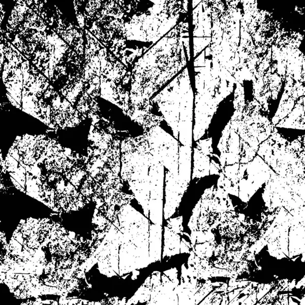 Illustration Vectorielle Fond Noir Blanc Abstrait Texture Monochrome — Image vectorielle